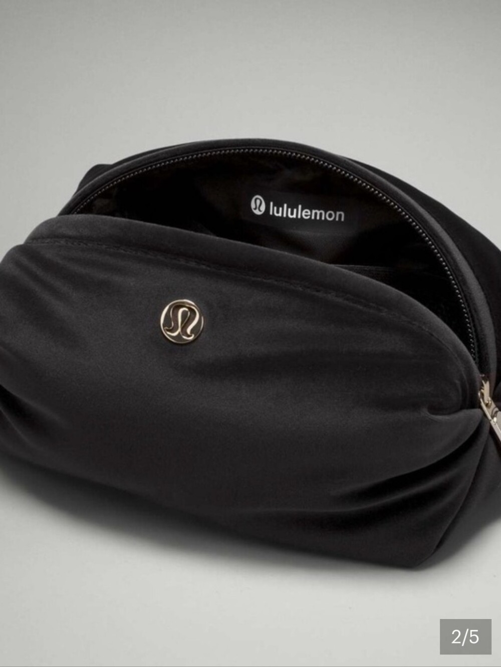 Mini Lululemon Velour Cosmetic Bag